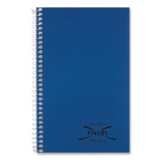 Rediform Kolor-Kraft 1-Subject Notebooks - 80 Sheets - Coilock - 16 lb Basis Weight - 5" x 7 3/4" Sheet Size - White Paper - Blue Cover - Perforated - 1 Each