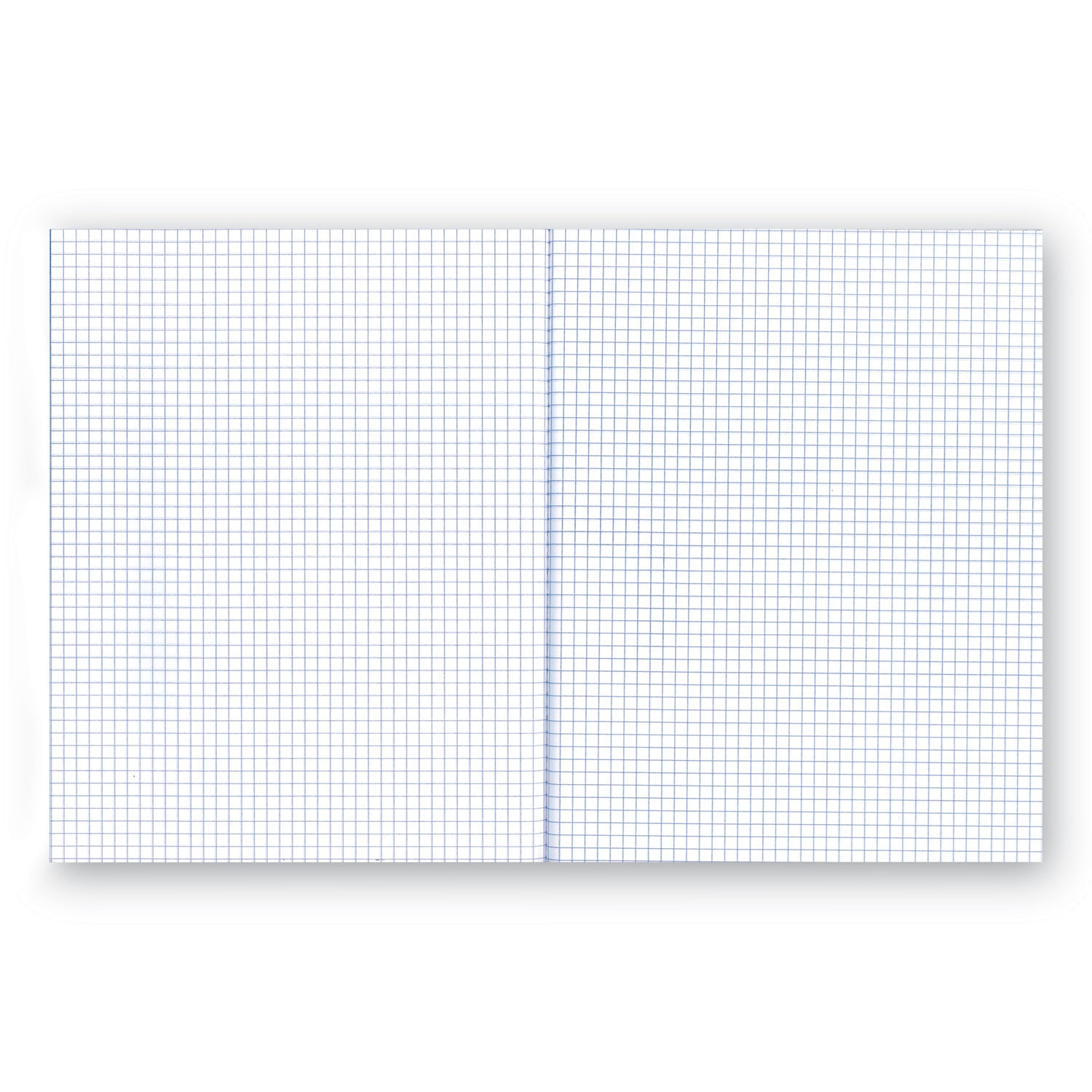 Rediform Xtreme White Notebook - 80 Sheets - Sewn - Quad Ruled Front Ruling - Blue Margin - 16 lb Basis Weight - 7 7/8" x 10" Sheet Size - White Paper - Black Marble Cover - Unpunched - 1 Each
