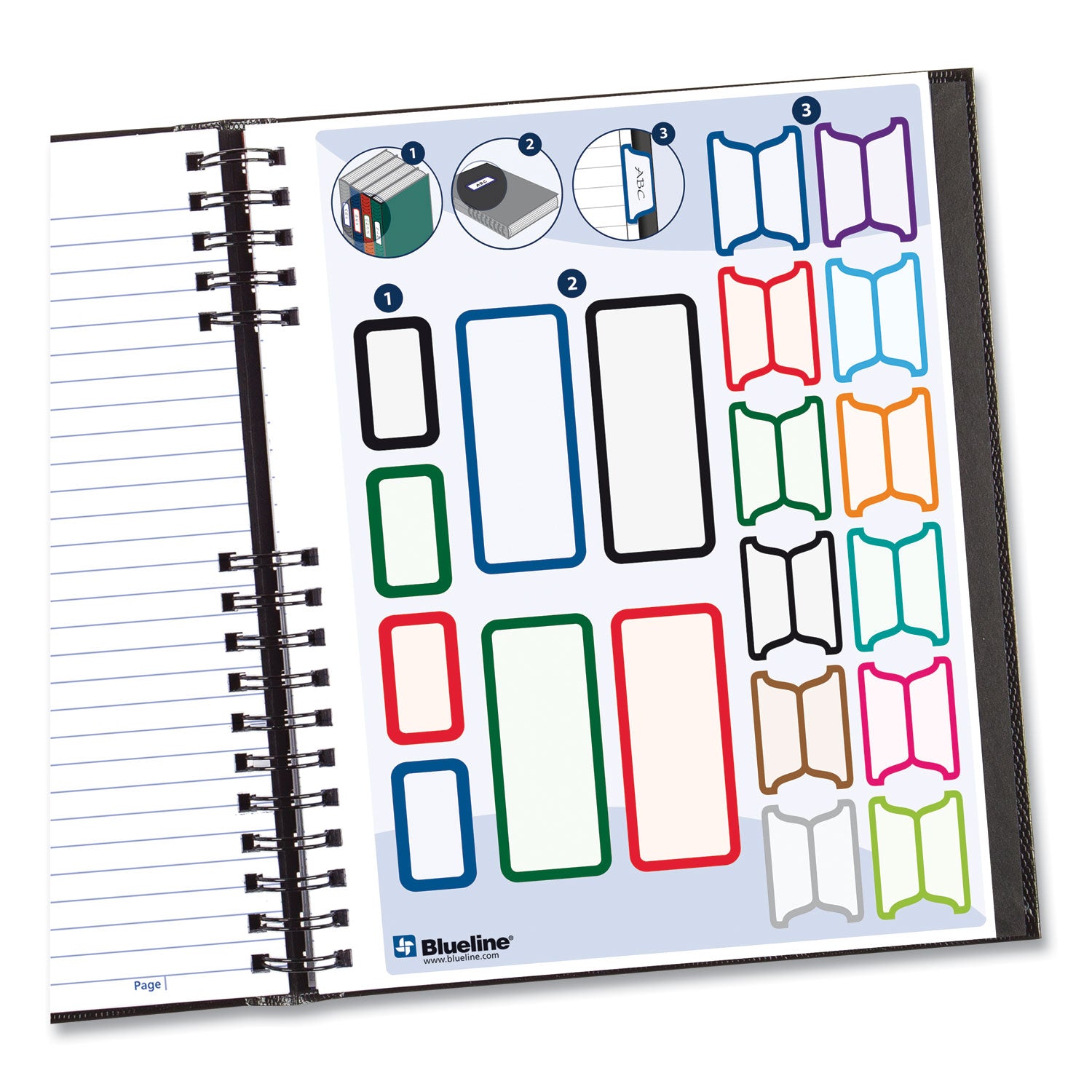 300 Sheets - Twin Wirebound - 11" x 8 1/2" Sheet Size - 9.50" Height x 15" Width x 12" Length - Black Cover - Hard Cover, Micro Perforated, Index Sheet, Self-adhesive, Pocket - Recycled - 1 Each