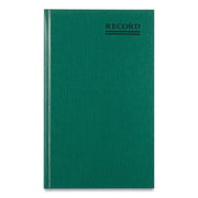 Rediform Emerald Series Account Book - 500 Sheet(s) - Gummed - 7.25" x 12.25" Sheet Size - Green - White Sheet(s) - Green Print Color - Green Cover - Recycled - 1 Each