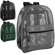 Bulk Premium 17" Mesh Backpack - 3 Colors - 24 in the Pack