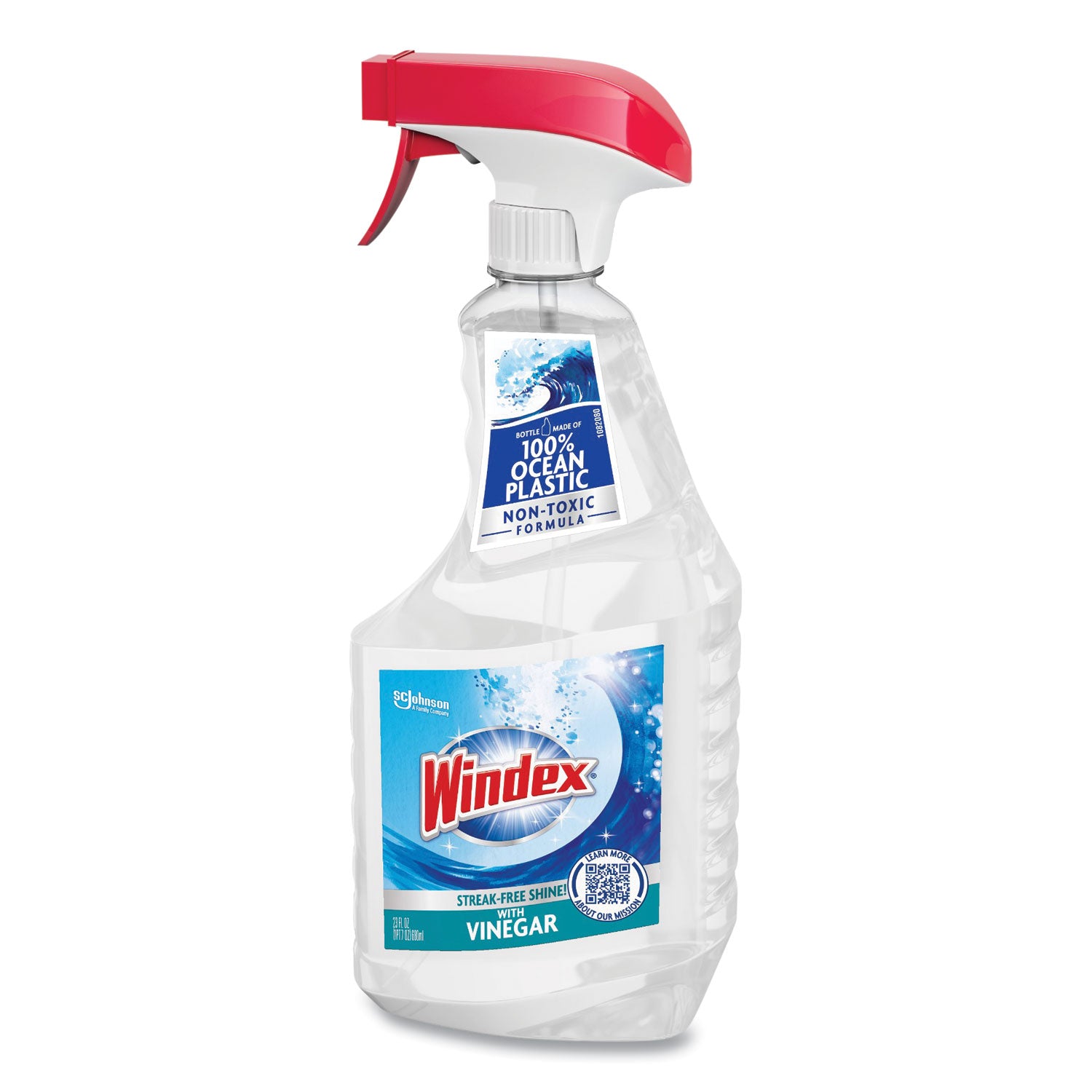 23 fl oz (0.7 quart) - Clean & Fresh Scent - Ammonia-free, Streak-free, Versatile - Clear - 1 Each