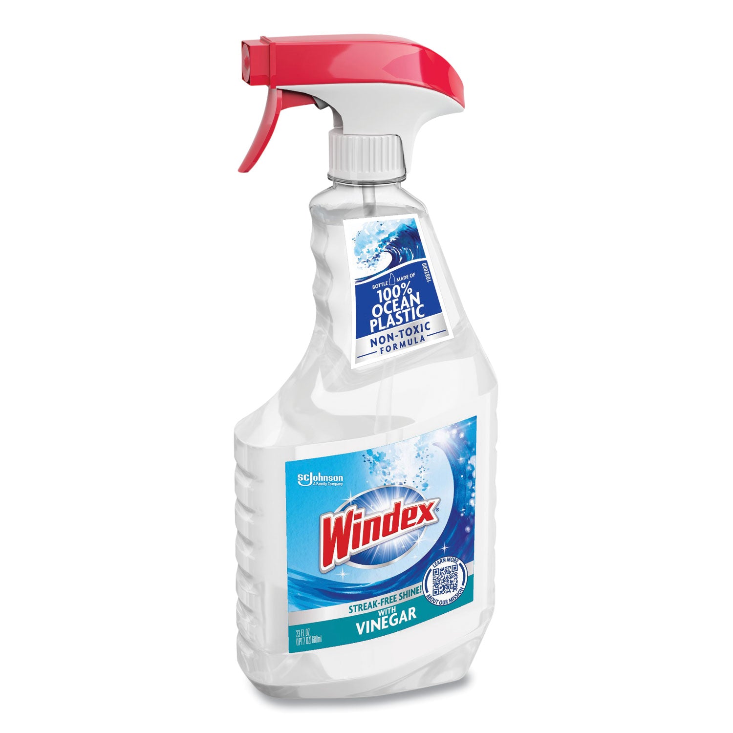 23 fl oz (0.7 quart) - Clean & Fresh Scent - Ammonia-free, Streak-free, Versatile - Clear - 1 Each