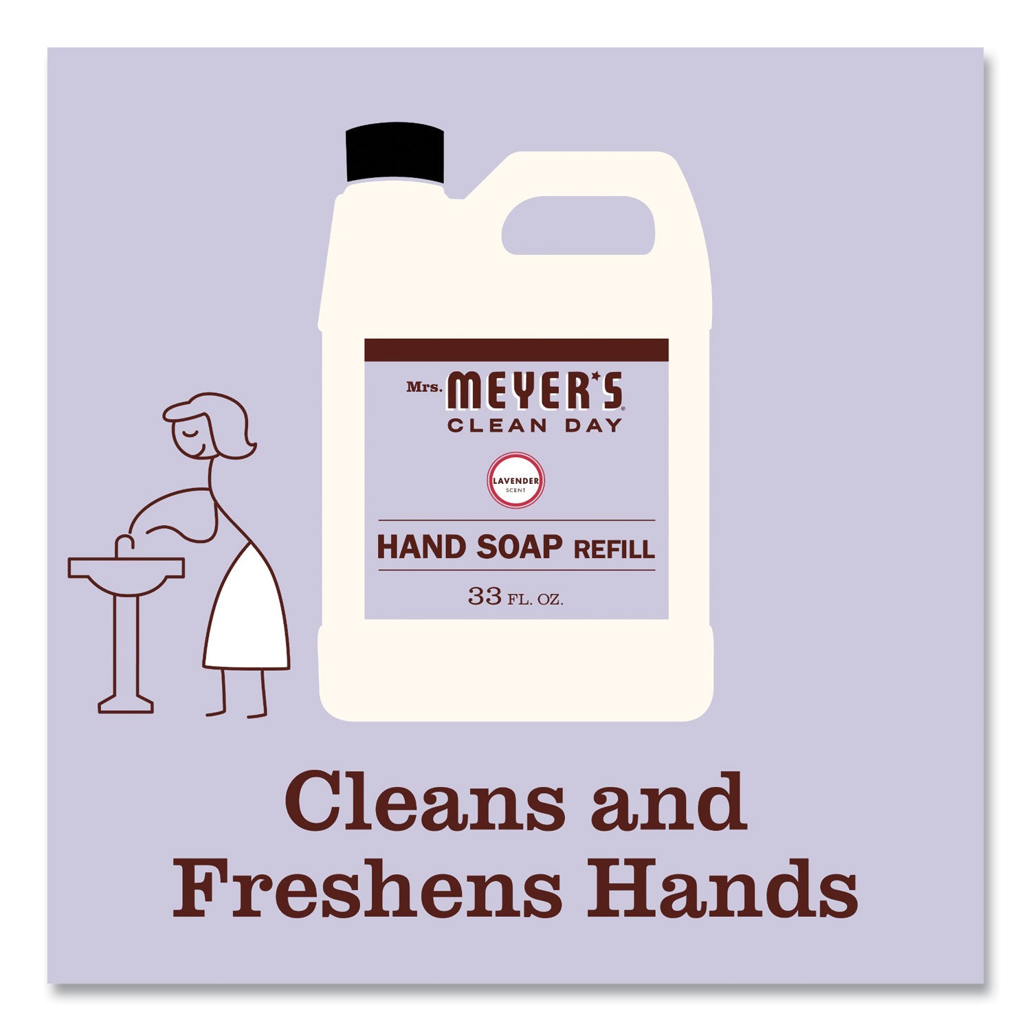 Clean Day Liquid Hand Soap Refill, Lavender Scent, 33 oz