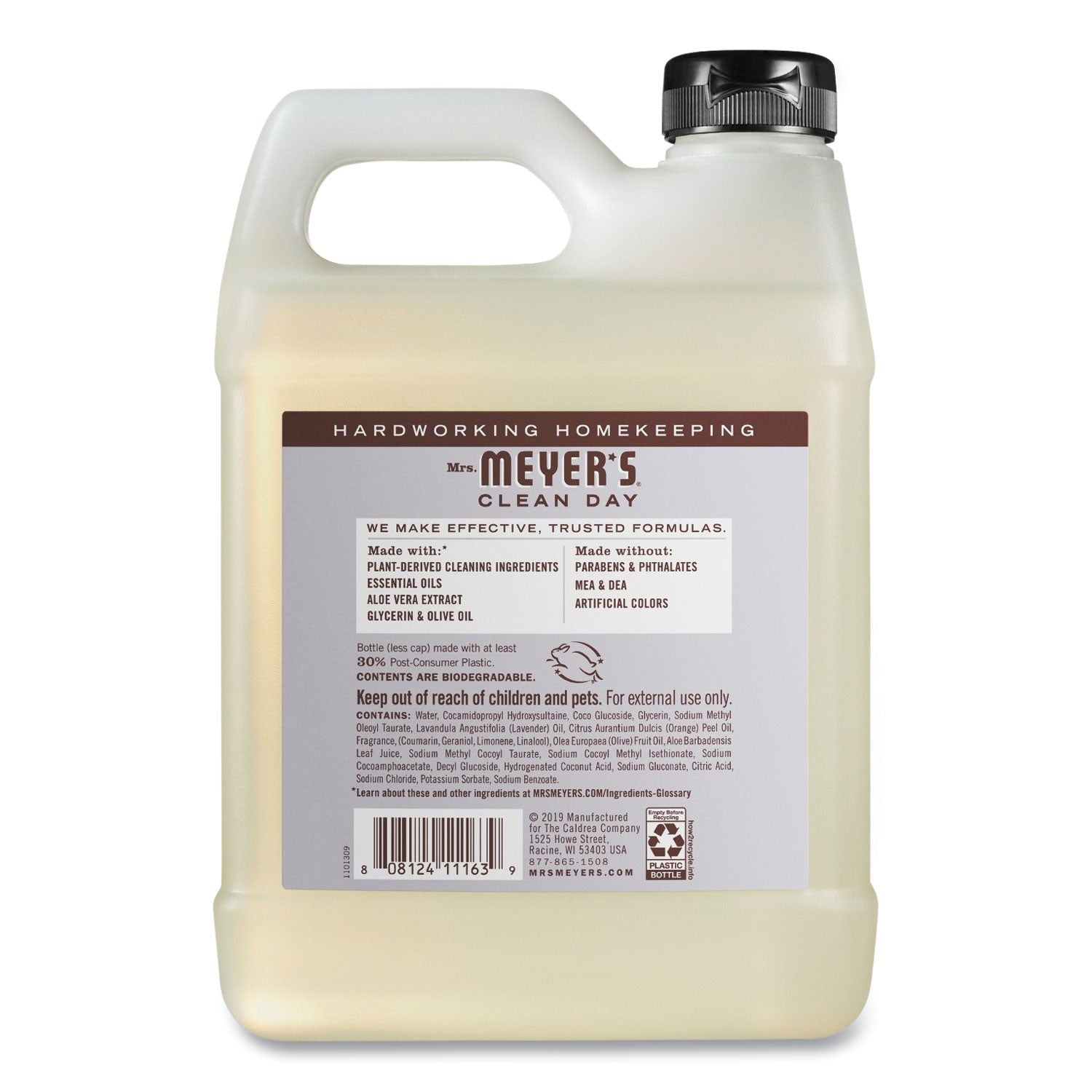 Clean Day Liquid Hand Soap Refill, Lavender Scent, 33 oz, 6/Carton