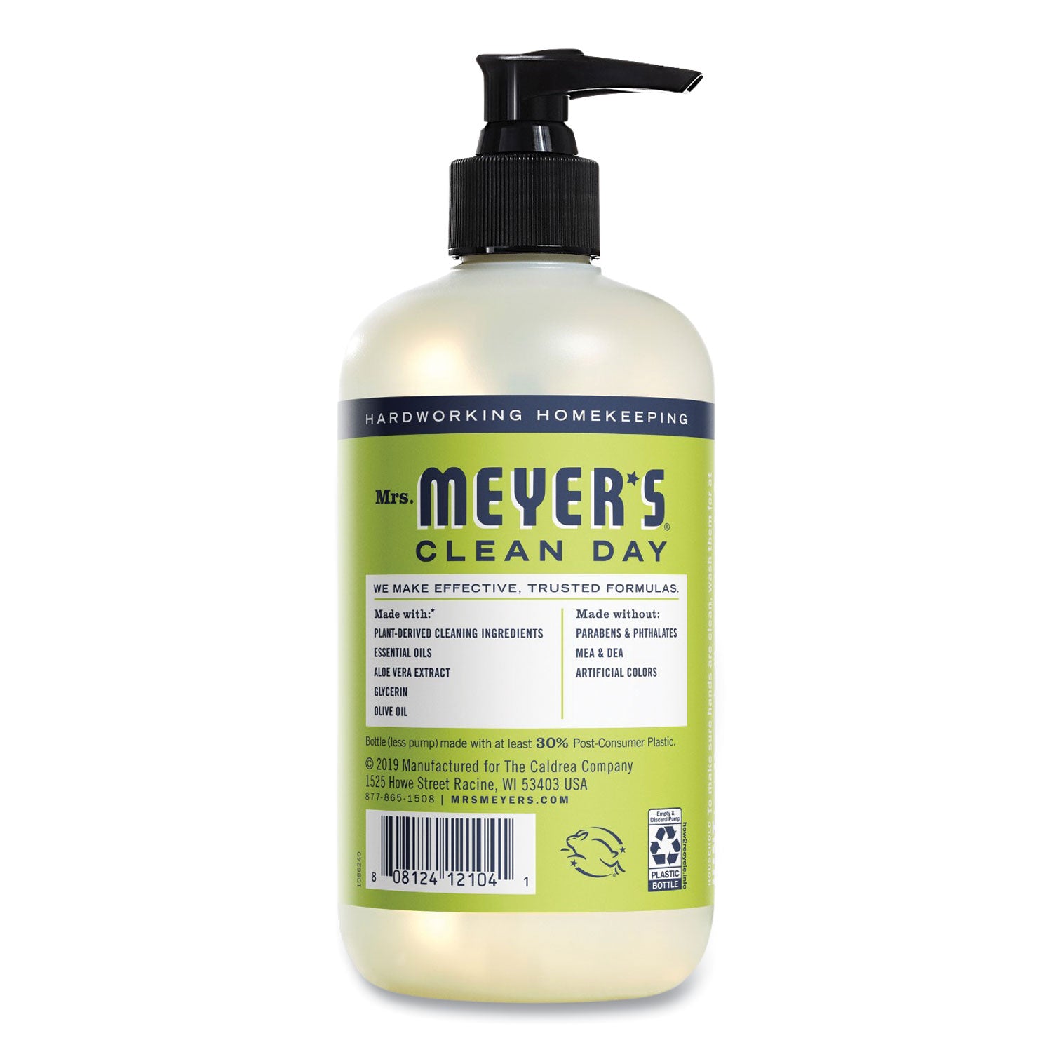 Clean Day Liquid Hand Soap, Lemon Scent, 12.5 Oz, 6/Carton