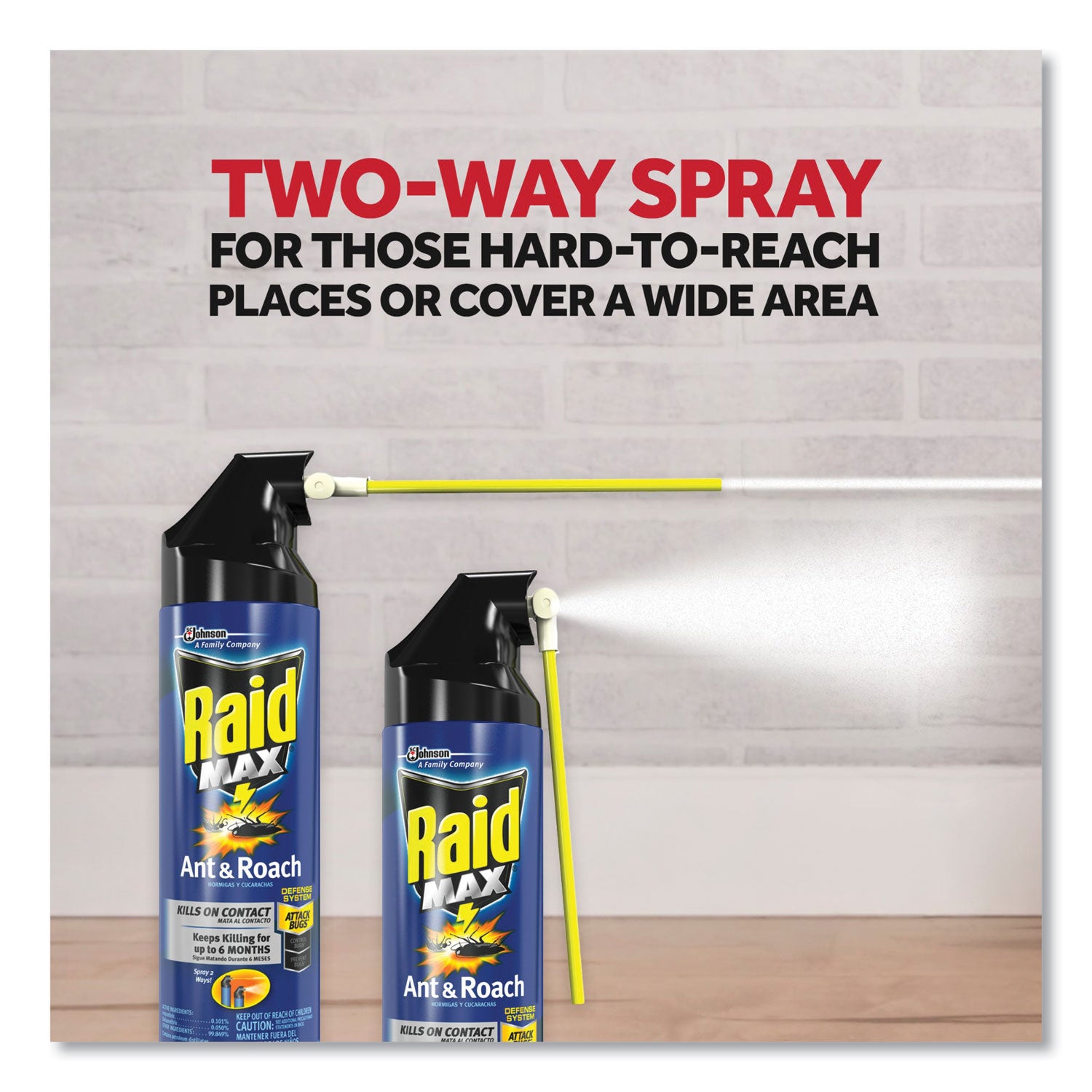 Ant/Roach Killer, 14.5 oz Aerosol Spray, Unscented
