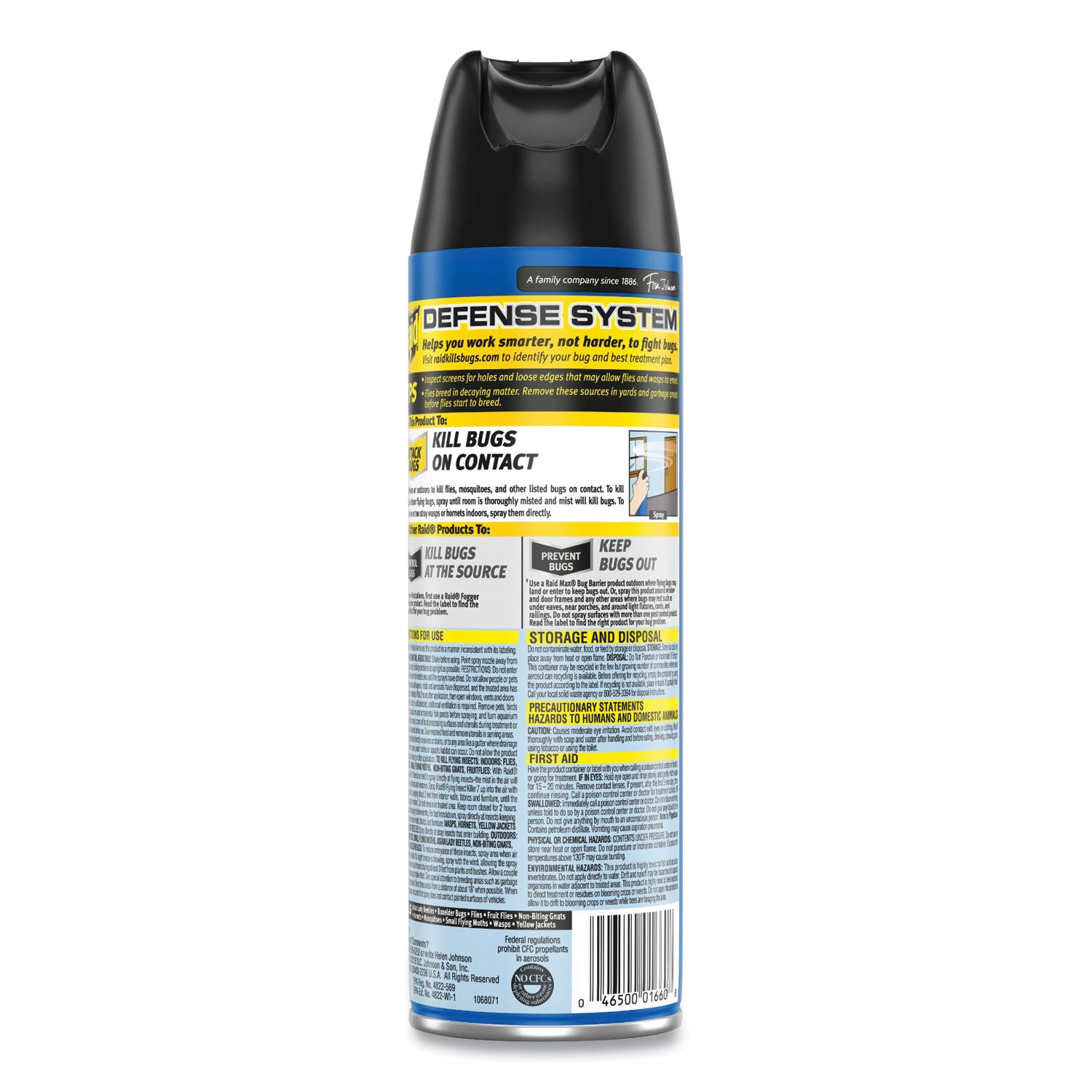 Flying Insect Killer, 15 oz Aerosol Spray, 12/Carton