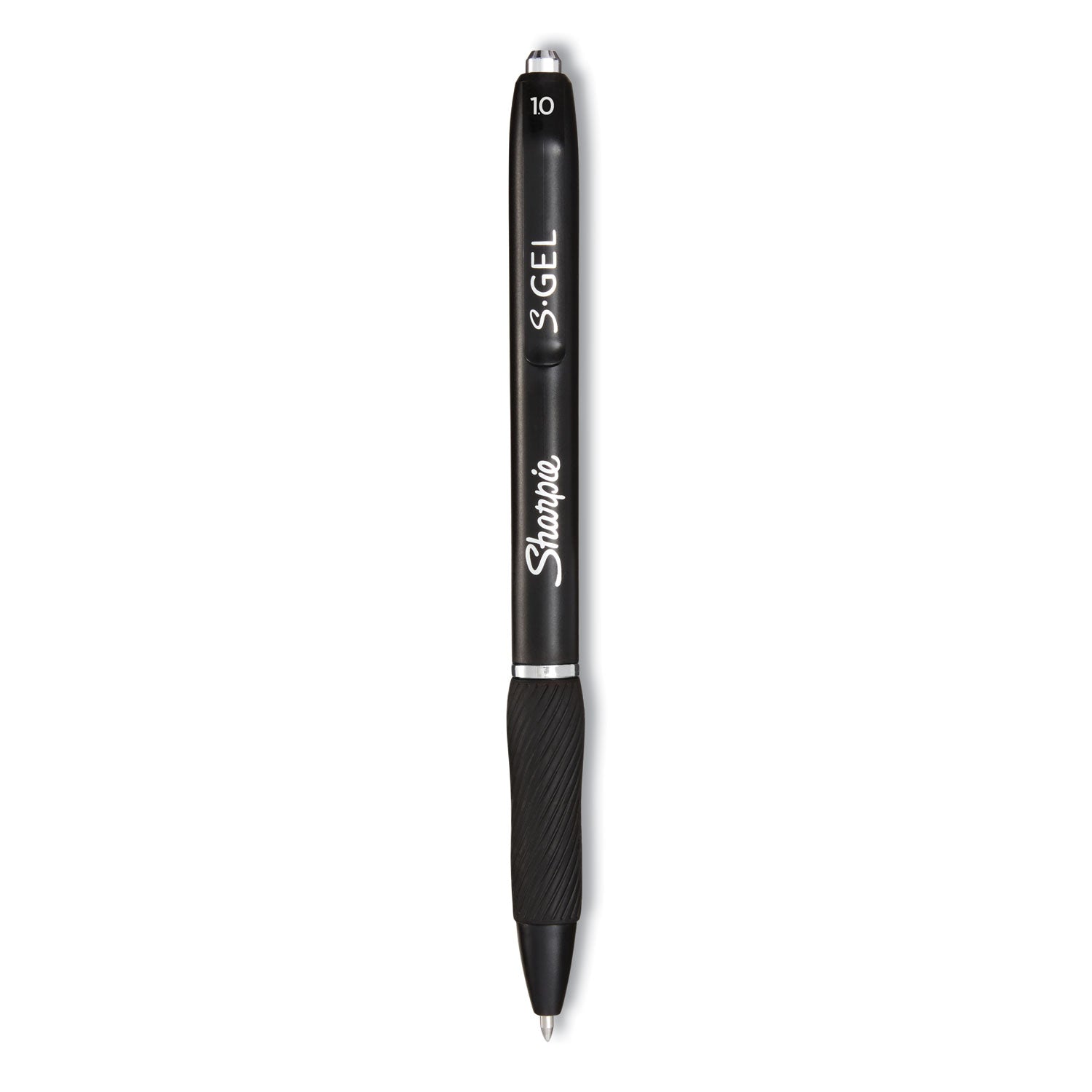 Sharpie S-Gel Pens - 1 mm Pen Point - Retractable - Black Ink - Gel-based - 1 Box