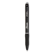 Sharpie S-Gel Pens - 1 mm Pen Point - Retractable - Black Ink - Gel-based - 1 Box