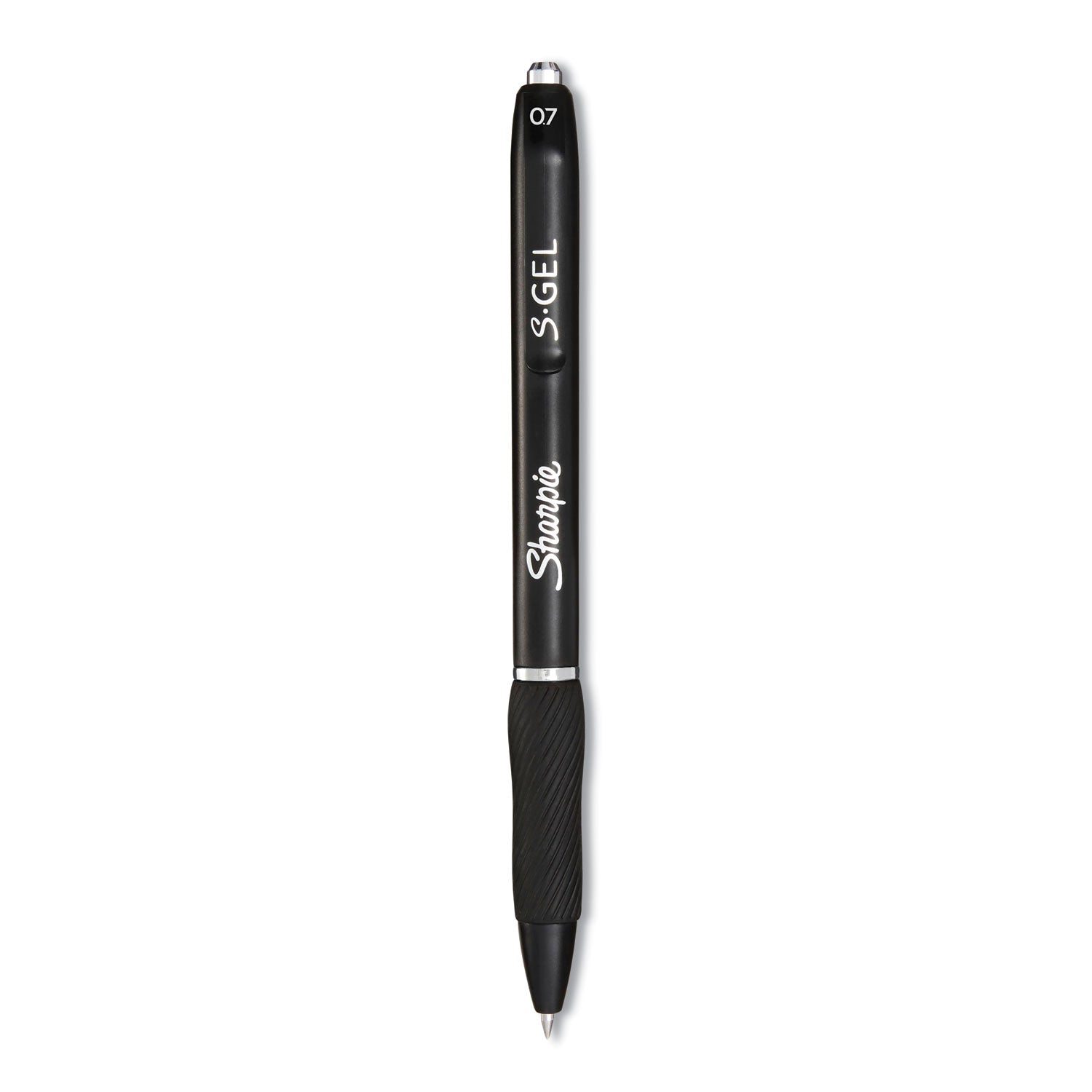 Sharpie S-Gel Pens - 0.7 mm Pen Point - Retractable - Black Ink - Gel-based - 1 Box