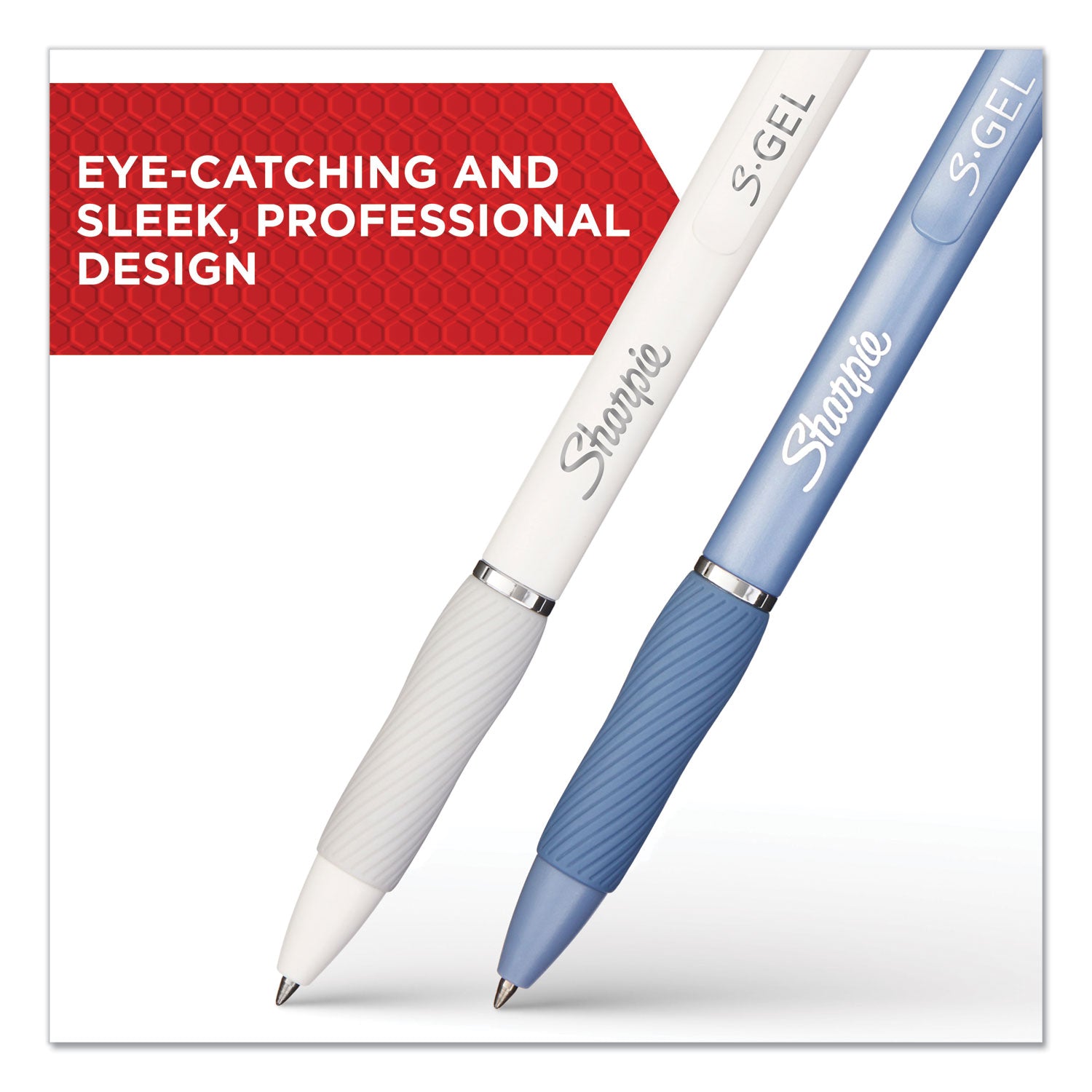 0.7 mm Medium Pen Point - Black Ink - Gel-based - Blue Barrel