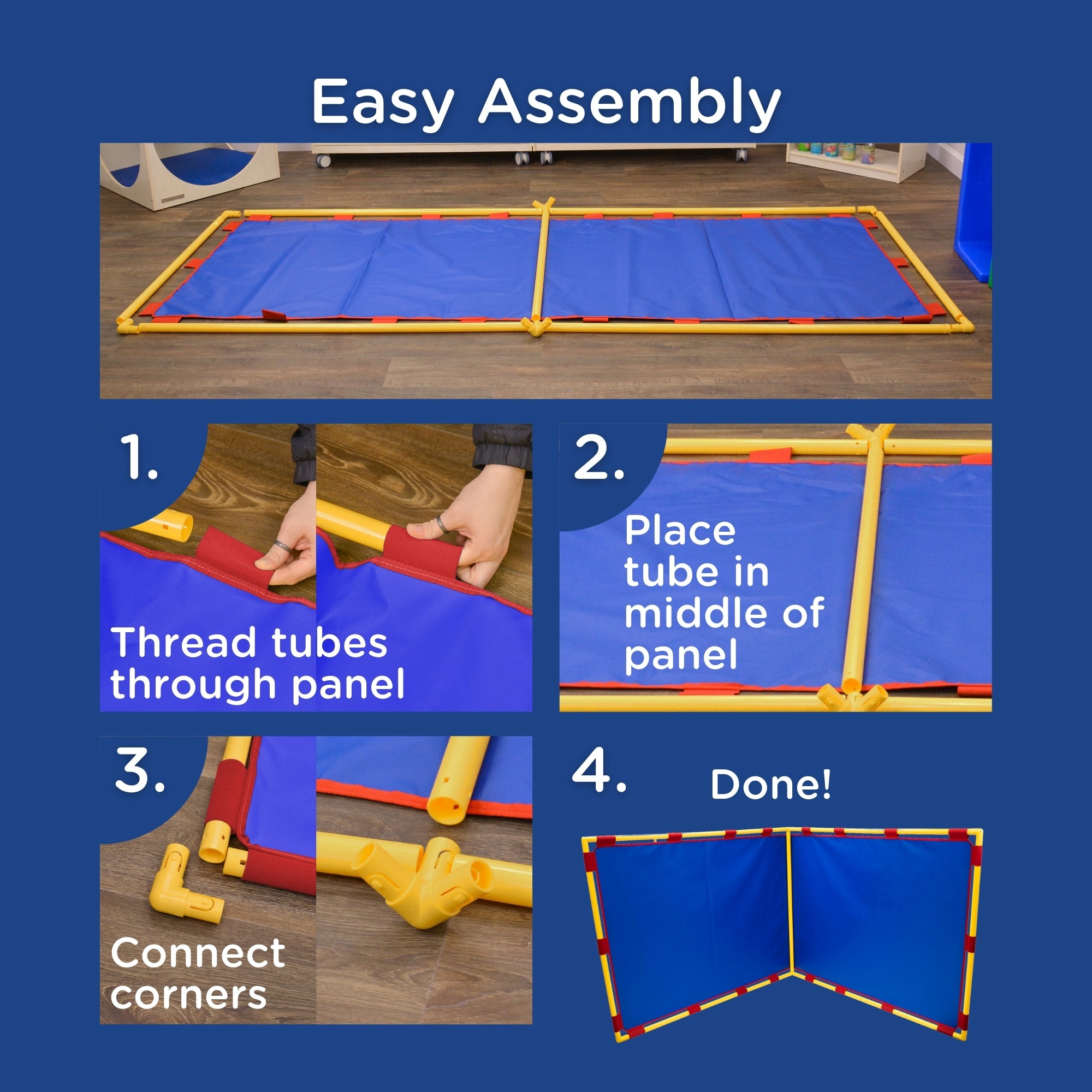 Big Screen Right Angle PlayPanel - Blue