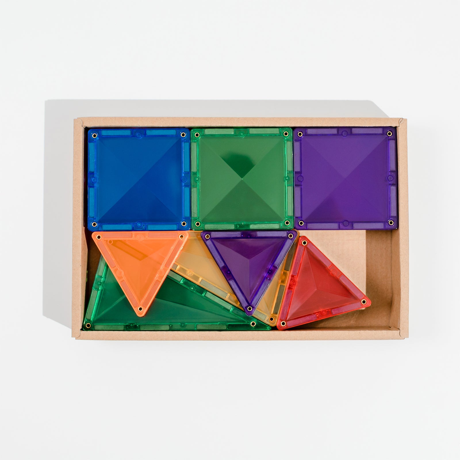 Magnetic Tiles Rainbow Mini Pack, 24 Pieces