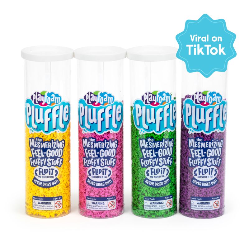 Playfoam Pluffle® 4-Pack (Pur/Grn/Pnk/Yel)