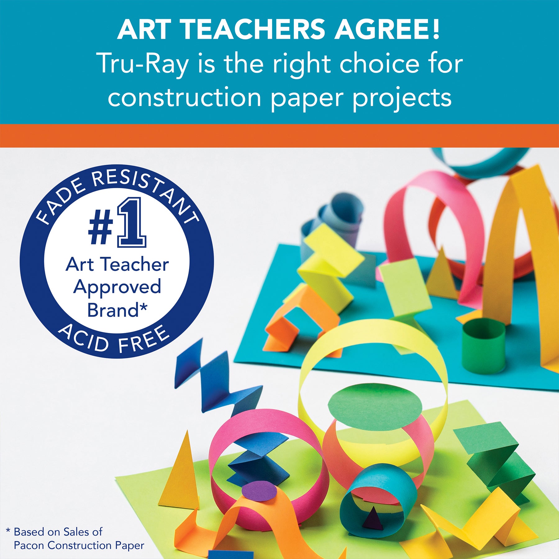 Construction Paper, Heavyweight, White, 12" x 18", 50 Sheets
