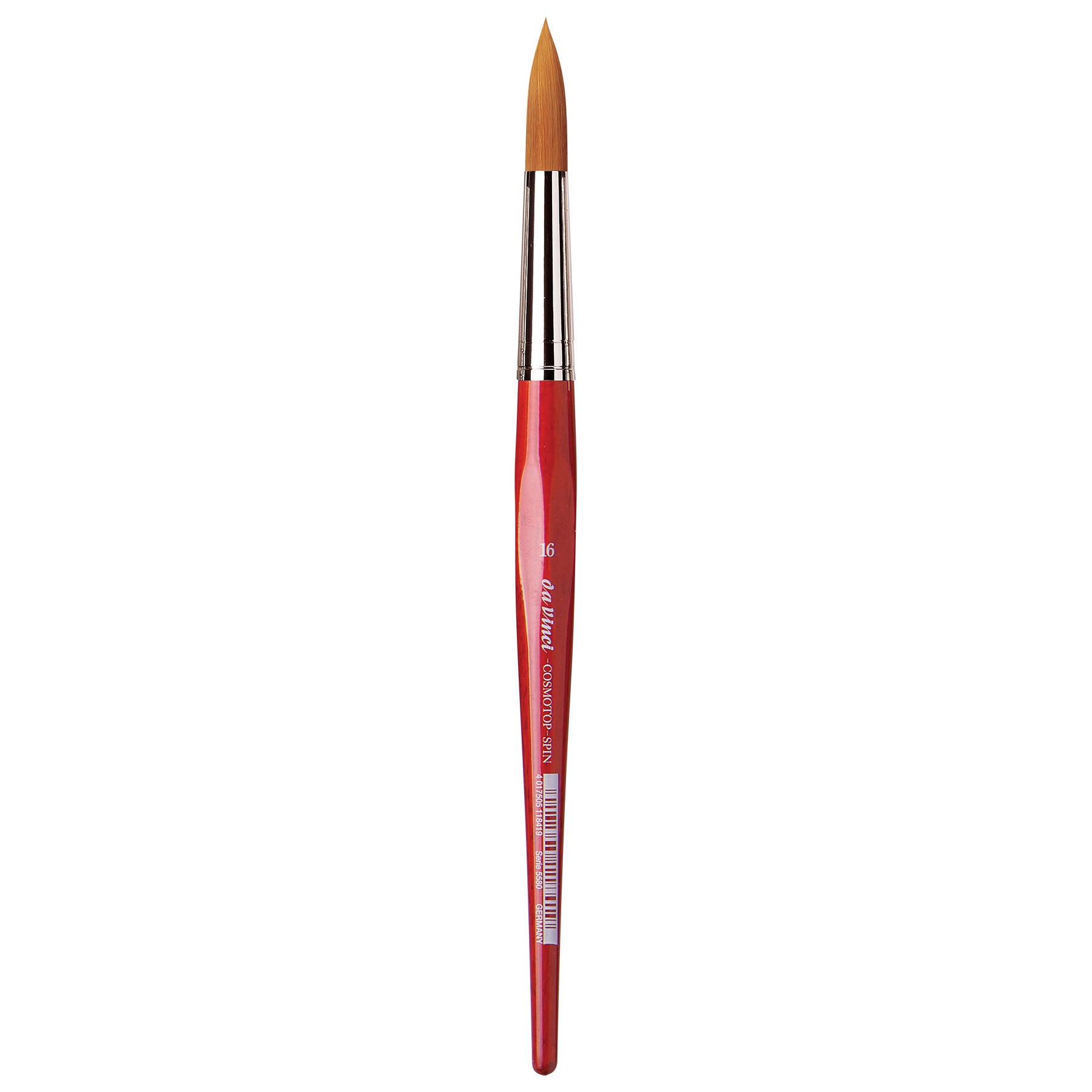 COSMOTOP-SPIN Silkpainting Brush, Synthetic, Watercolor, Round, Size 16