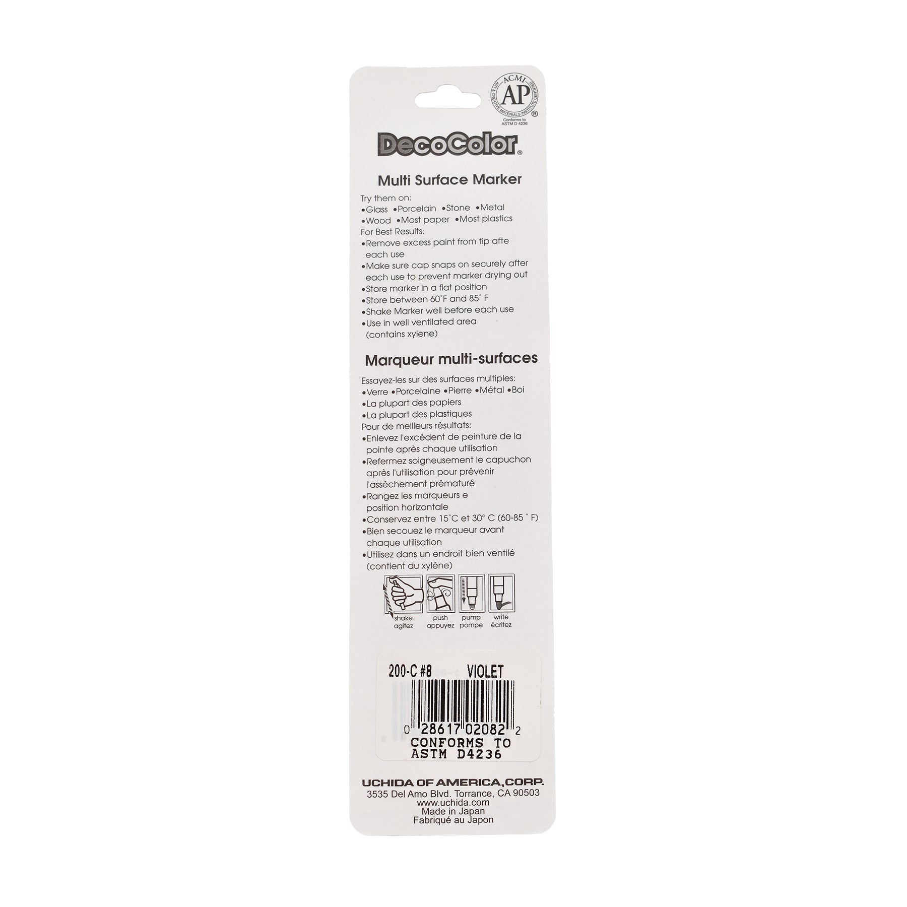 DecoColor® Paint Marker, Fine, 200-S, Violet #8