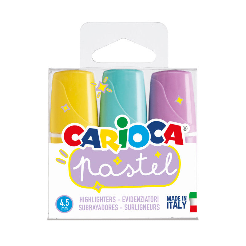 Minilight Pastel Washable Highlighters - 3 Pieces