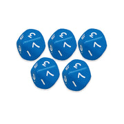 Decahedra Dice (0-9), set of 5