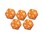Icosahedra Dice (1-20), set of 5