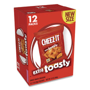 Baked Snack Crackers, Extra Toasty Crackers, 1 Oz Bag, 12/box