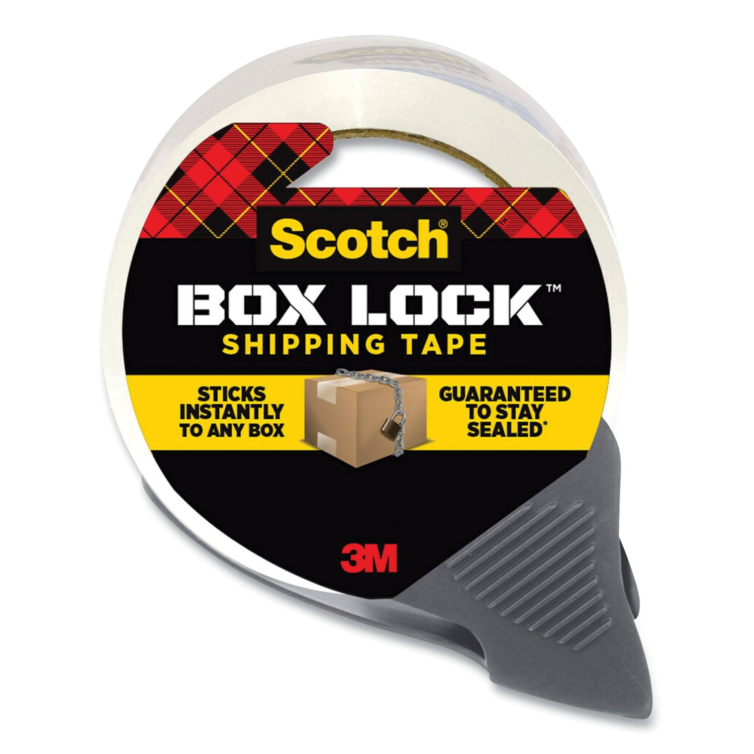 54.60 yd Length x 1.88" Width - Clear - Dispenser Included - 1 Roll