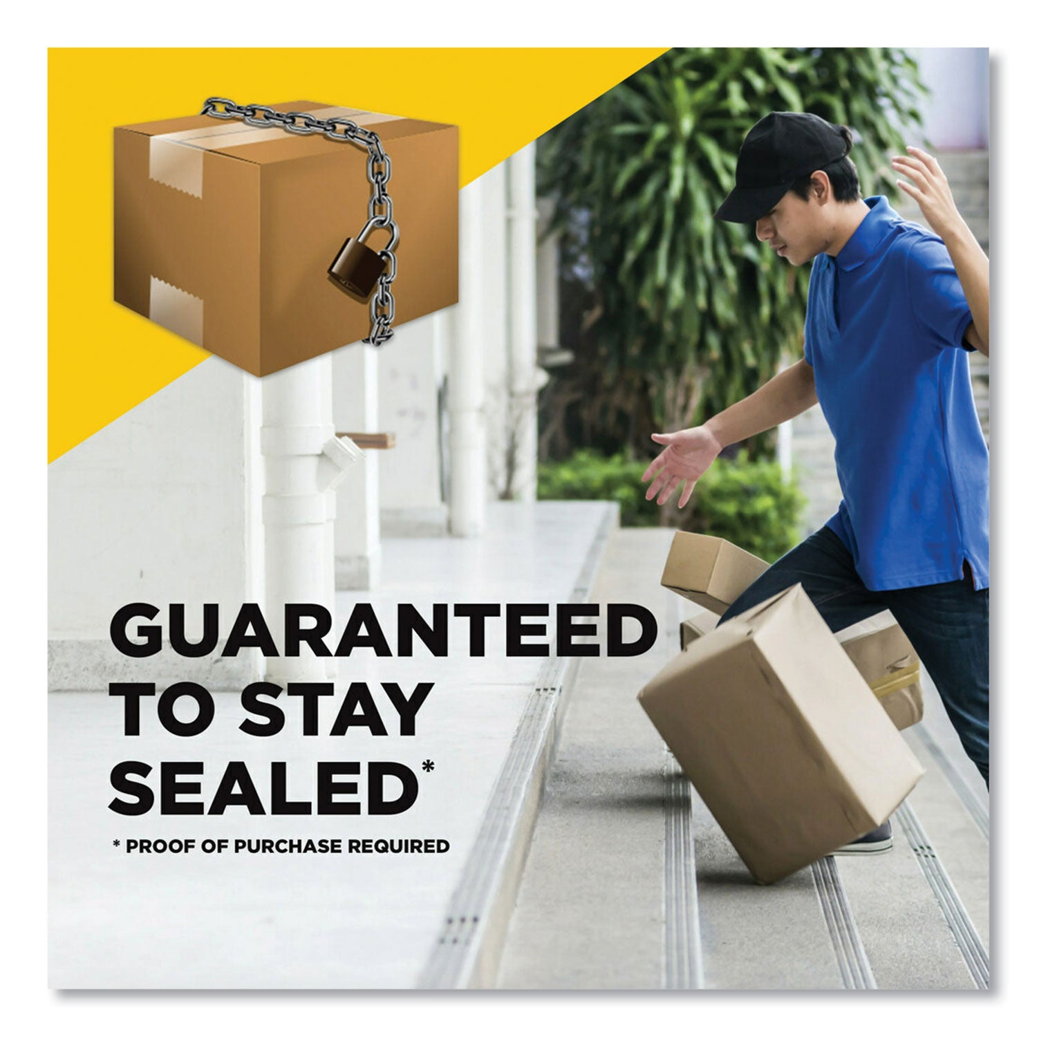 54.60 yd Length x 1.88" Width - Clear - Dispenser Included - 1 Roll