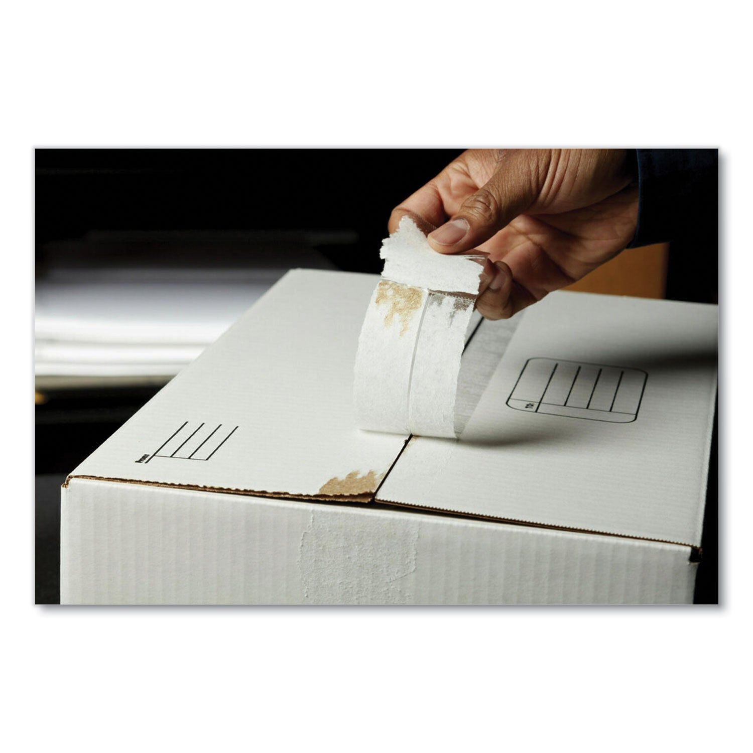 54.60 yd Length x 1.88" Width - Clear - Dispenser Included - 1 Roll