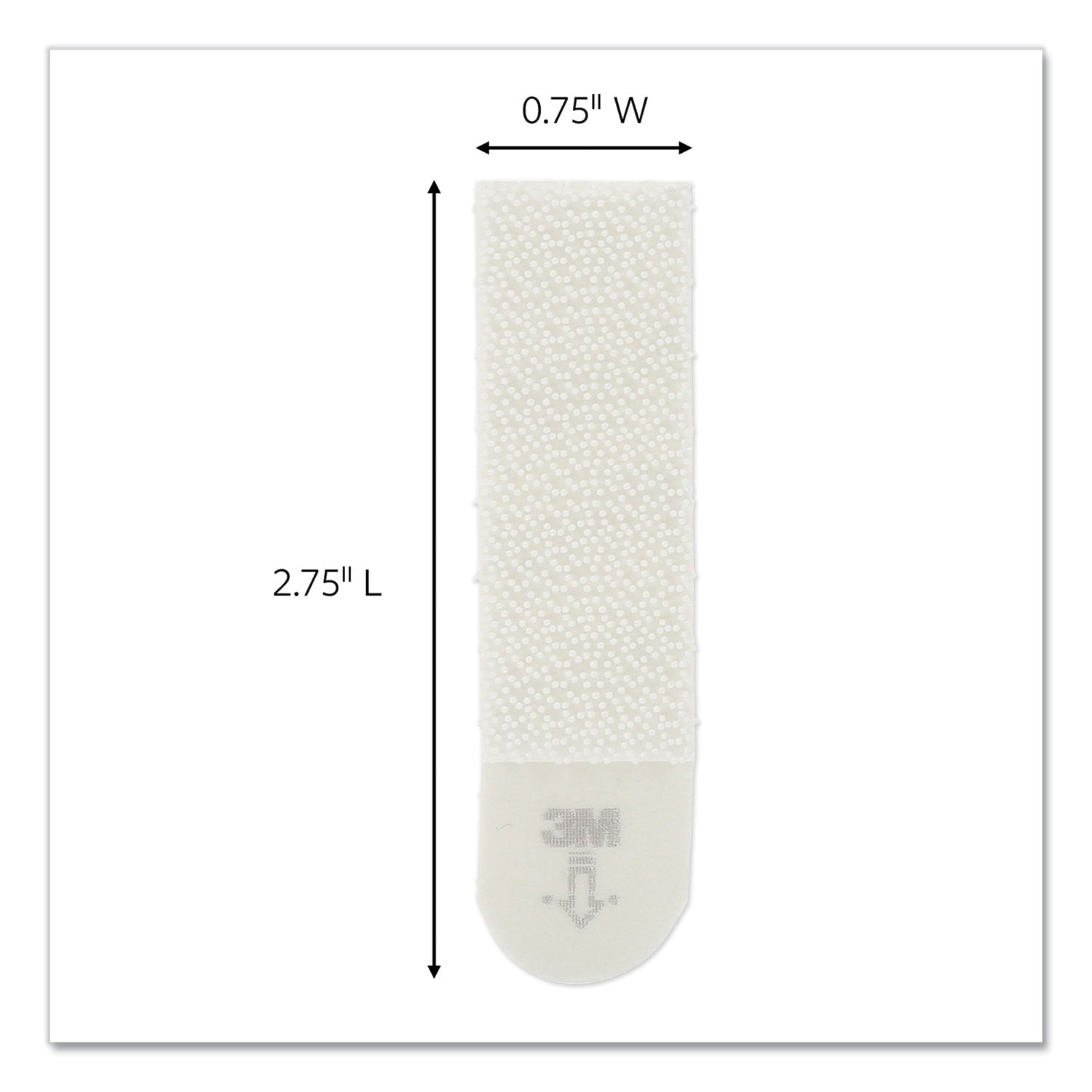 Picture Hanging Strips, Removable, Holds Up To 3 Lbs Per Pair, Medium, 0.63 X 2.75, White, 22 Pairs/pack
