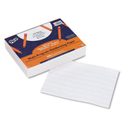 Multi-Program Handwriting Paper, 5/8" Ruled (Long Way), White, 10-1/2" x 8", 500 Sheets