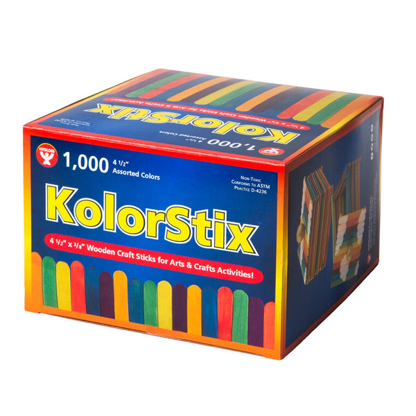 KolorStix - 1000 of 4.5" boxed