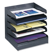 Orgnzr Desk Tray 5Tier Ltr Stl