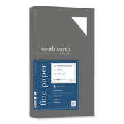 Southworth 25% Cotton Business Paper - Red Ruled - Legal - 8 1/2" x 14" - 20 lb Basis Weight - Wove - Acid-free, Watermarked, Date-coded, Lignin-free - White - 1 Box