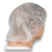 BC Series Bouffant Caps, 24", White, 1,000/Carton