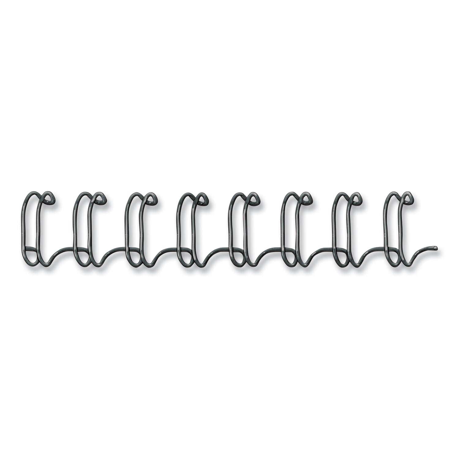 Fellowes Wire Binding Combs - 0.4" Height x 11" Width x 0.4" Depth - 0.31" Maximum Capacity - 80 x Sheet Capacity - Round - Black - 1 Pack