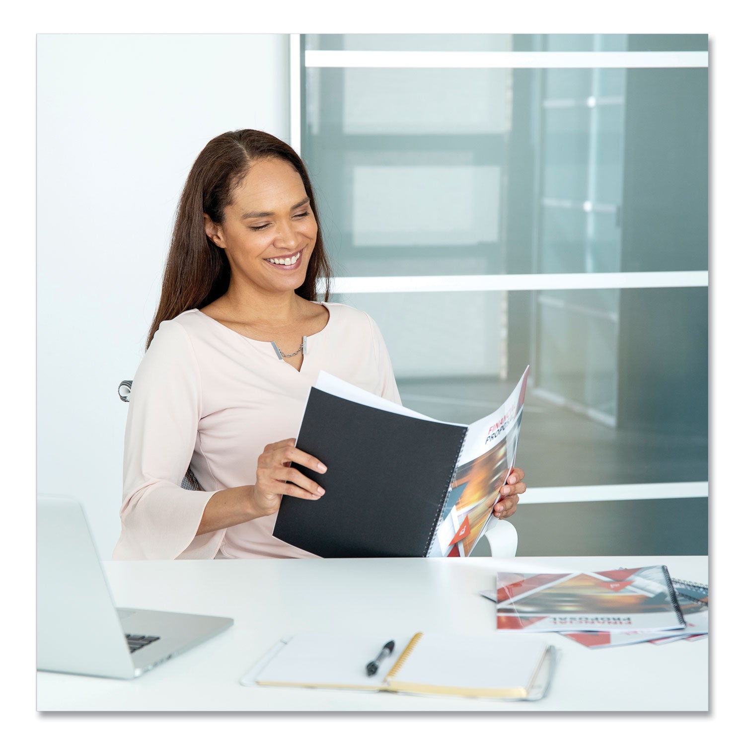 Fellowes Thermal Presentation Covers - 11" Height x 8.5" Width x 0.1" Depth - 0.12" Maximum Capacity - 30 x Sheet Capacity - Rectangular - Black, Clear - Polyvinyl Chloride (PVC) - 1 Pack