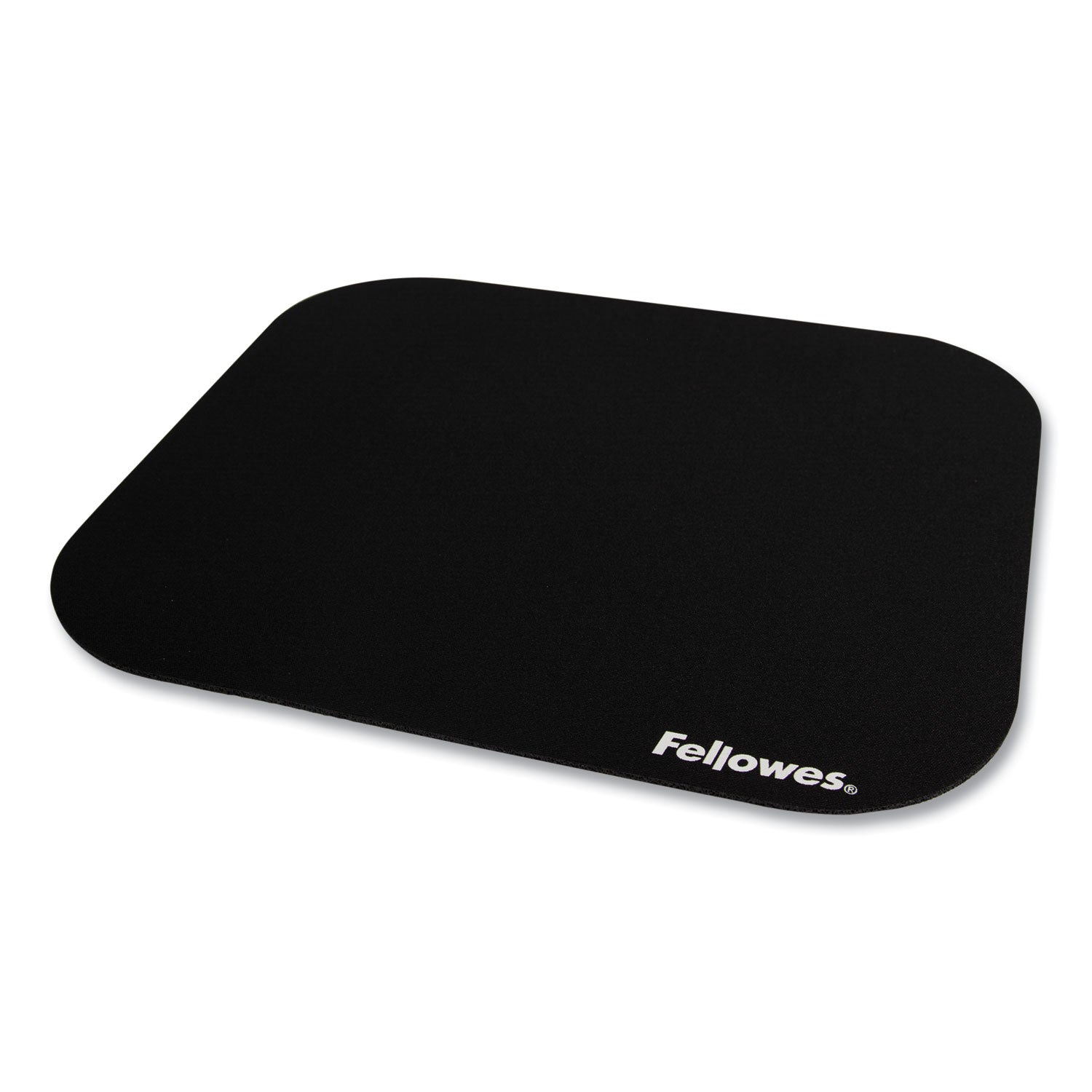 Fellowes Mouse Pad - 0.13" Height x 9" Width x 8" Depth - Black - Polyester - Scratch Resistant - 1 Each