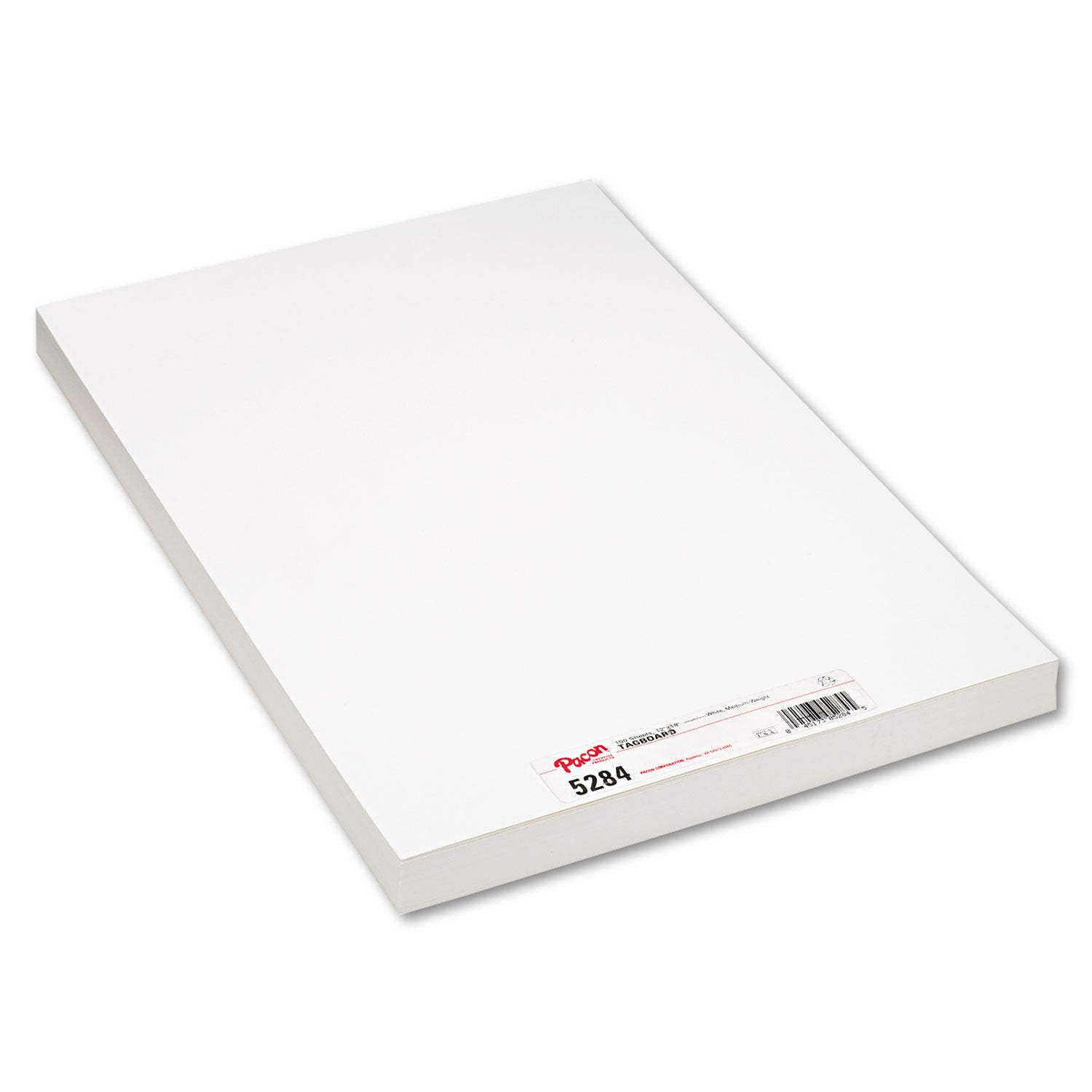 Tagboard, White, 12" x 18", 100 Sheets