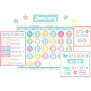 Pastel Pop Calendar Bulletin Board Set