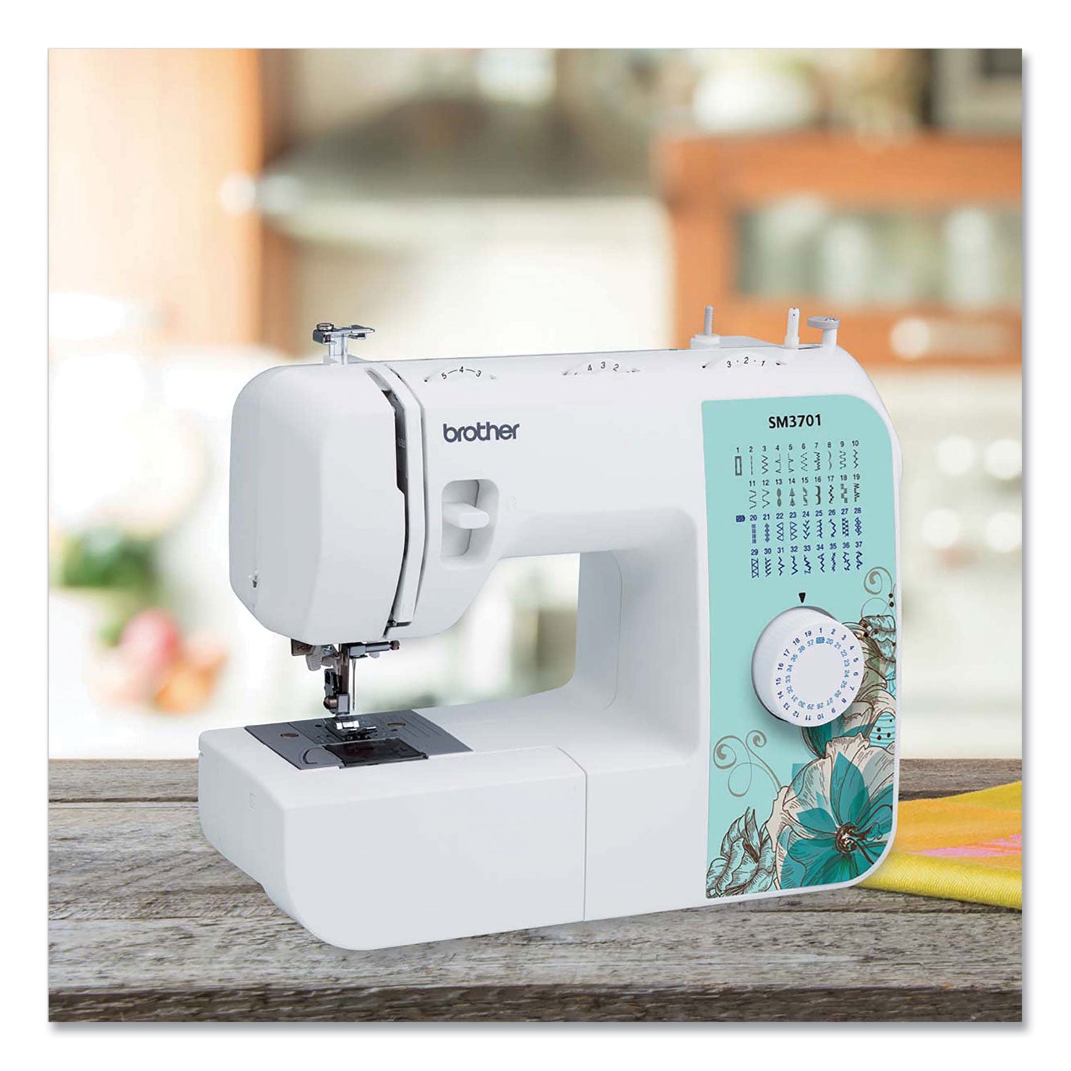 Sm3701 Sewing Machine, 37-Stitches, 12 X 5.8 X 15.3