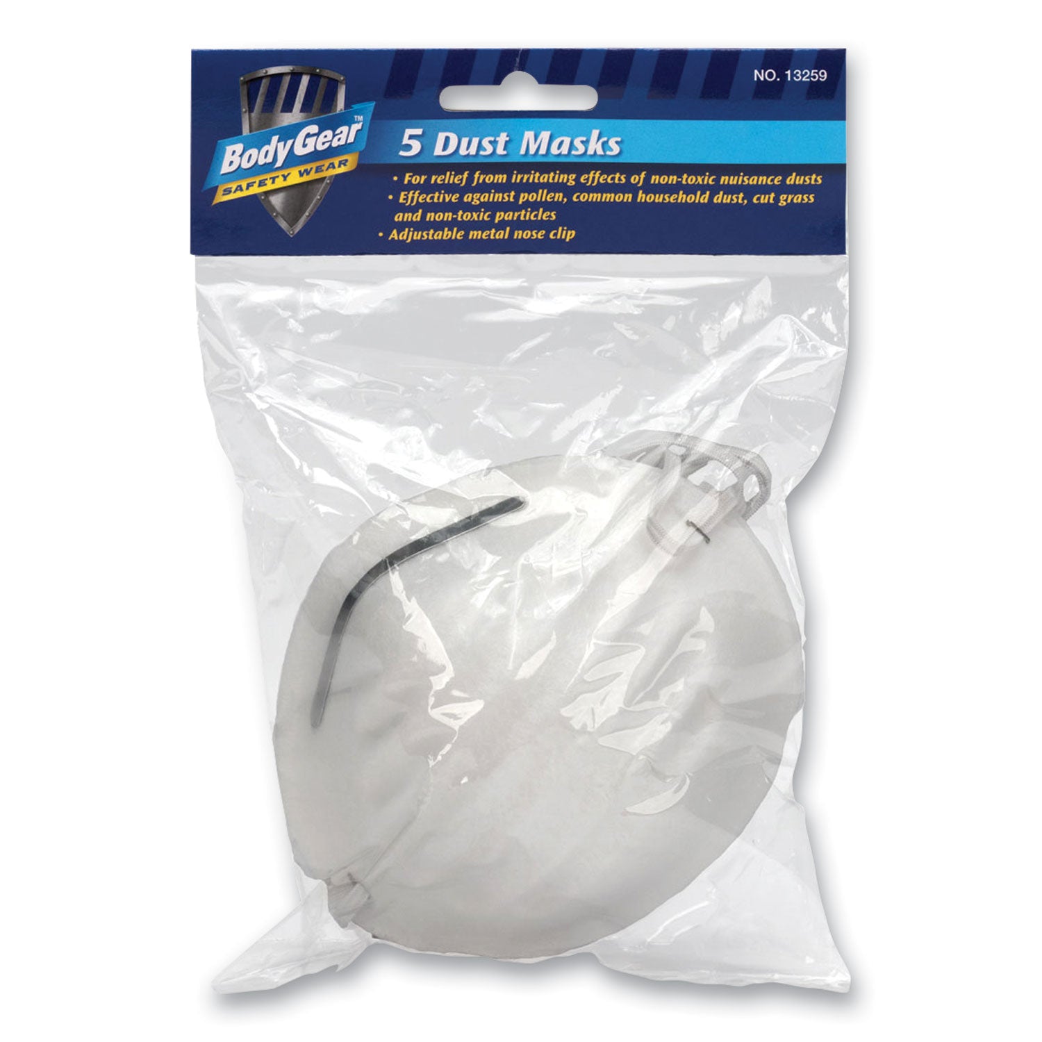 Bodygear Dust Mask, 5/pack