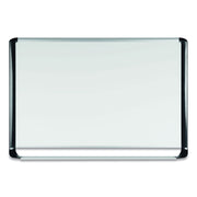 Pure Platinum Dry Erase Board, 96" x 48", White Surface, Silver/Black Aluminum Frame