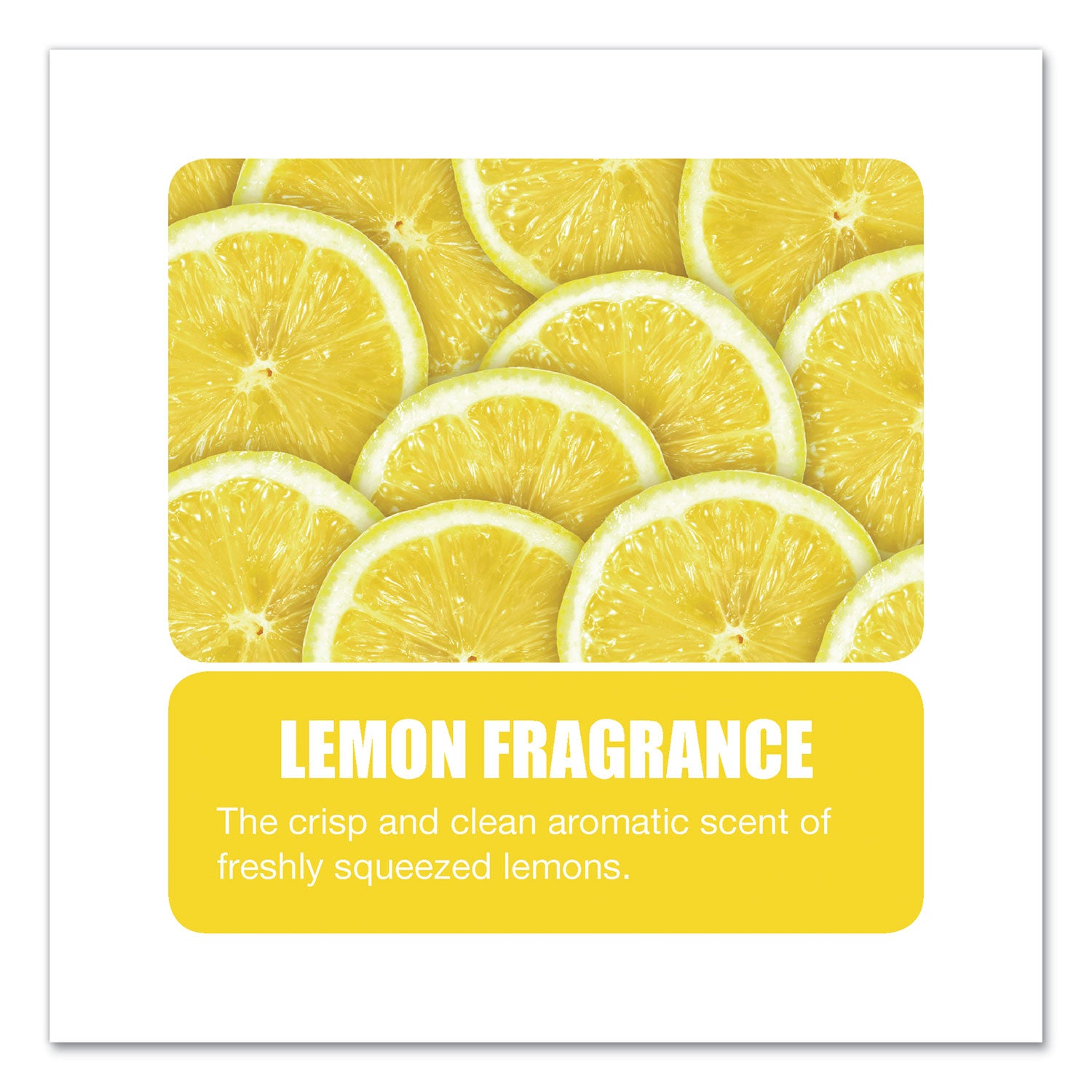 Water-Soluble Deodorant, Lemon Scent, 1 Gal Bottle, 4/carton