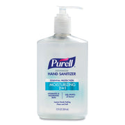 PURELL&reg; Advanced Hand Sanitizer - 12 fl oz - Pump Bottle Dispenser - Kill Germs - Skin, Hand, Reception, Conference Room, Breakroom, Desk, Counter - Moisturizing - Clear - Residue-free, Non-sticky - 1 Each