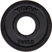 2.5 LB International Cast Iron Olympic Plate - Black
