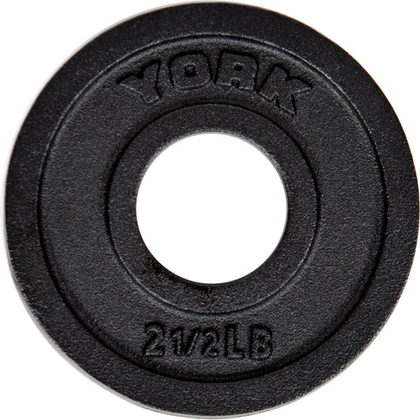 2.5 LB International Cast Iron Olympic Plate - Black