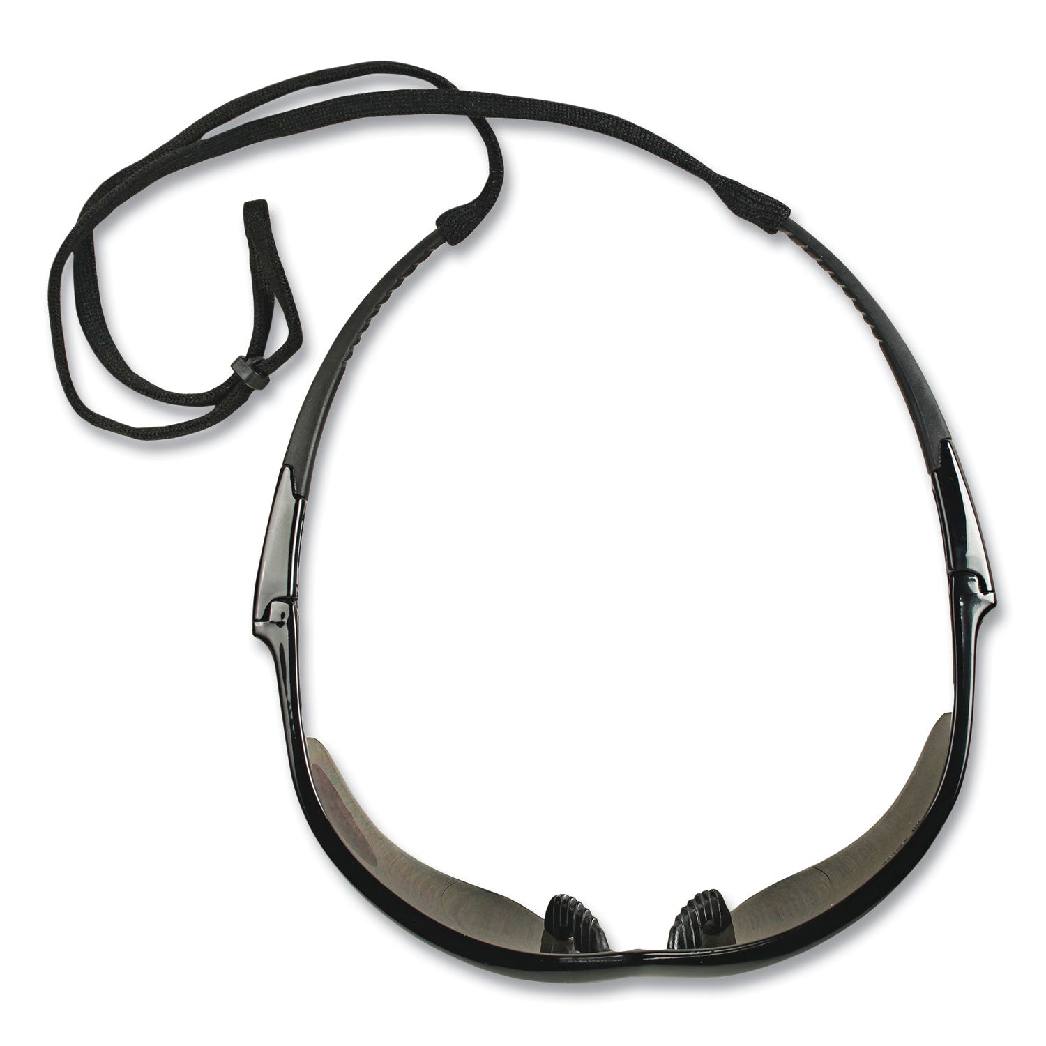 V60 Nemesis Rx Reader Safety Glasses, Black Frame, Smoke Lens, +2.5 Diopter Strength, 6/Box
