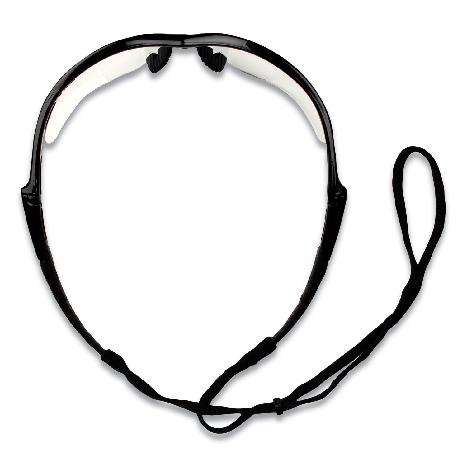 V60 Nemesis Rx Reader Safety Glasses, Black Frame, Clear Lens, +3.0 Diopter Strength, 6/Box