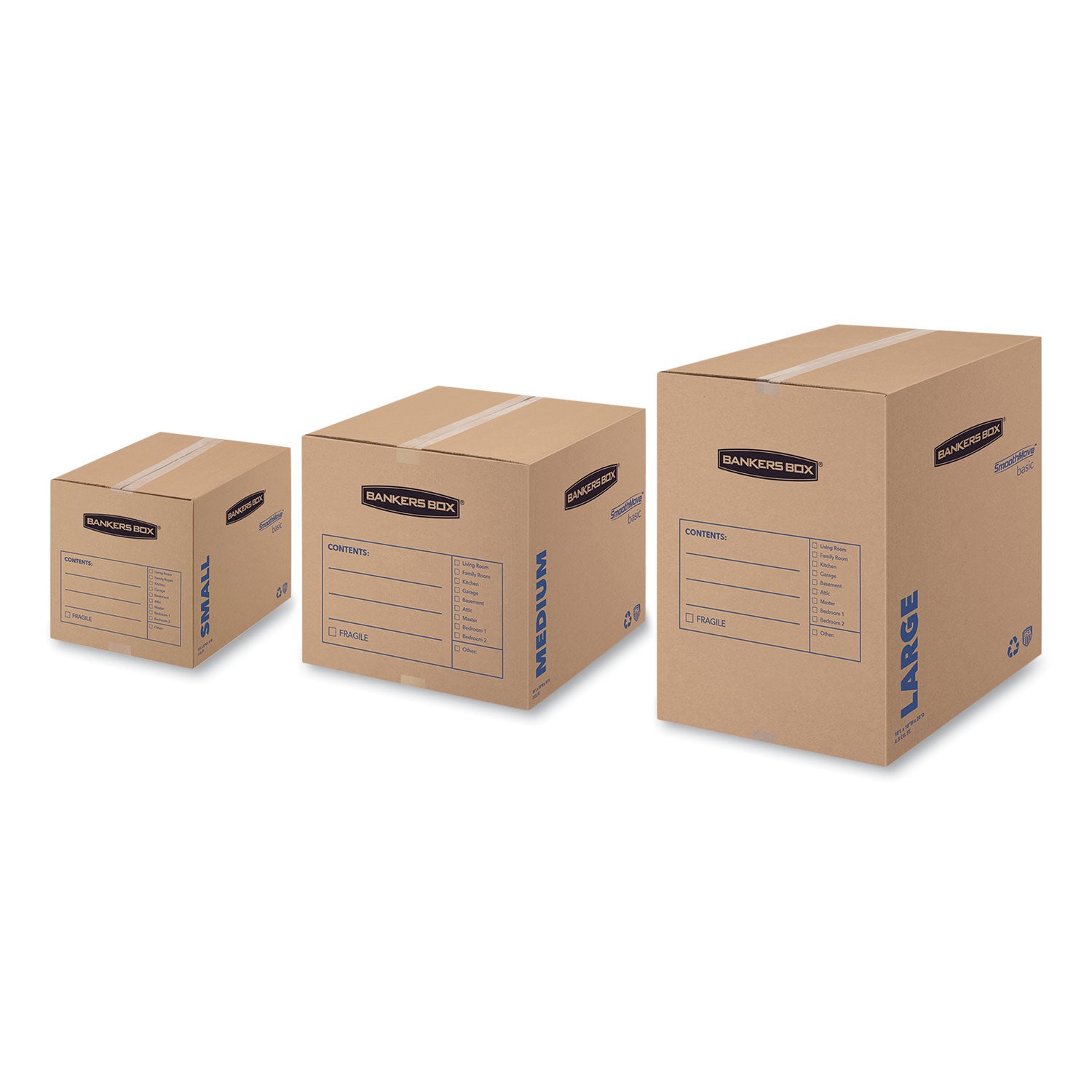 Internal Dimensions: 12" Width x 16" Depth x 12" Height - External Dimensions: 12.3" Width x 16.5" Depth x 12.6" Height - Heavy Duty - Corrugated - Kraft, Black - Recycled - 1 Carton